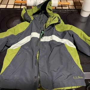 LL Bean 3 in 1 fleece lined jacket